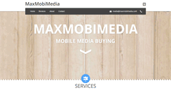 Desktop Screenshot of maxmobimedia.com