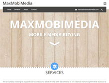 Tablet Screenshot of maxmobimedia.com